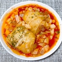 冷凍ロールキャベツ＋ゴロっと野菜のトマトスープ